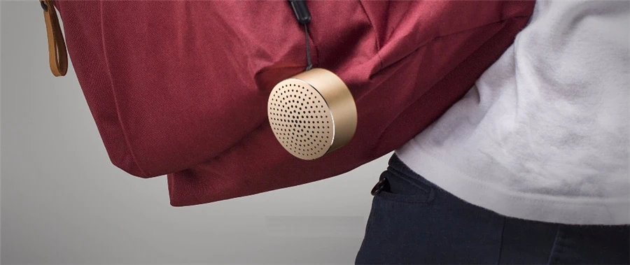 Xiaomi Bluetooth динамик Aux-in Handsfree Вызов стерео портативный беспроводной MP3-плеер алюминиевая рамка Громкая Связь Динамик