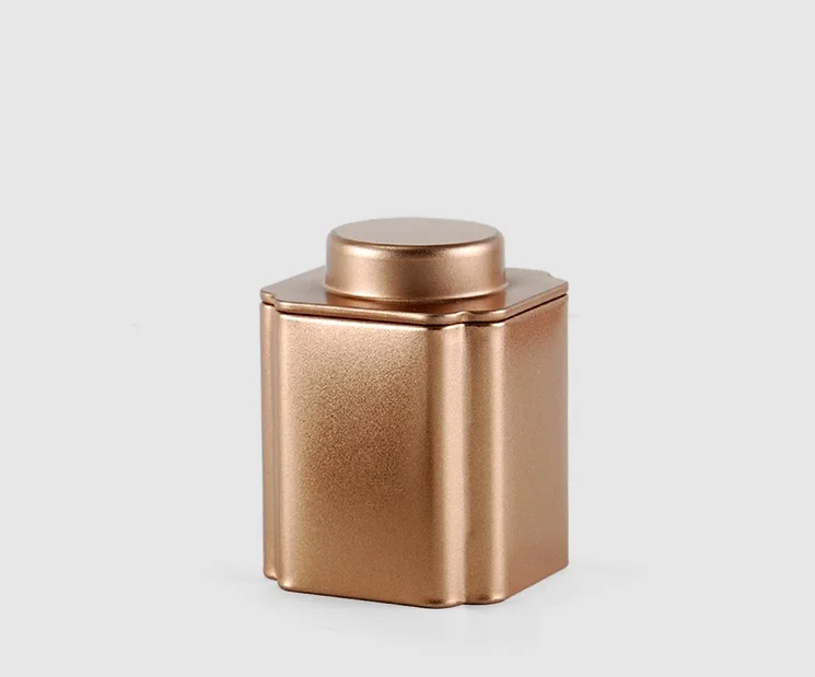 

New Arrival 110X110X167mm tea tin box candy metal storage box food box