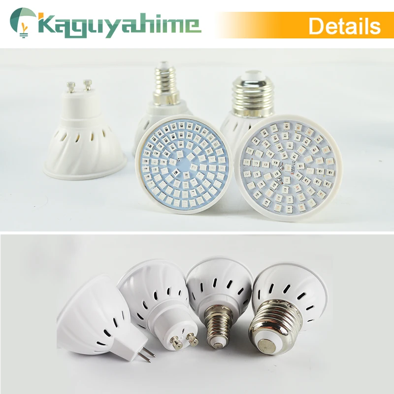 Kaguyahime светодиодный светильник E27 E14 MR16 GU10 Светодиодный светильник для растений 220 в полный спектр Phyto Grow для гидропонного рассада цветов Fitolamp