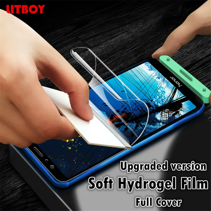 10D полное покрытие мягкая Гидрогелевая пленка для huawei honor 9 8 lite V10 V9 Play V20 8X Защитная пленка для экрана для honor 10 пленка не стекло
