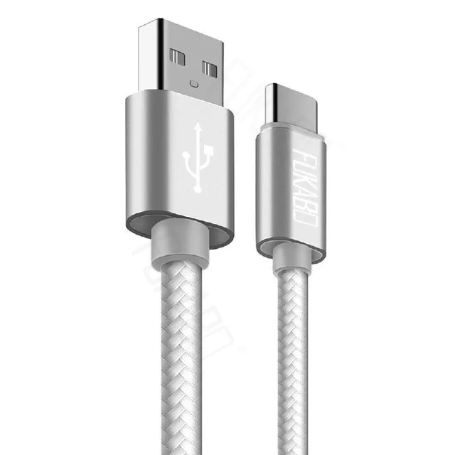Silver 2.4A usb type-C кабель для huawei P30 Pro mate 20 Xiaomi Redmi Note 7 шнур для samsung Galaxy S10 S9 Plus A50 Быстрая зарядка USB - Цвет: Silver
