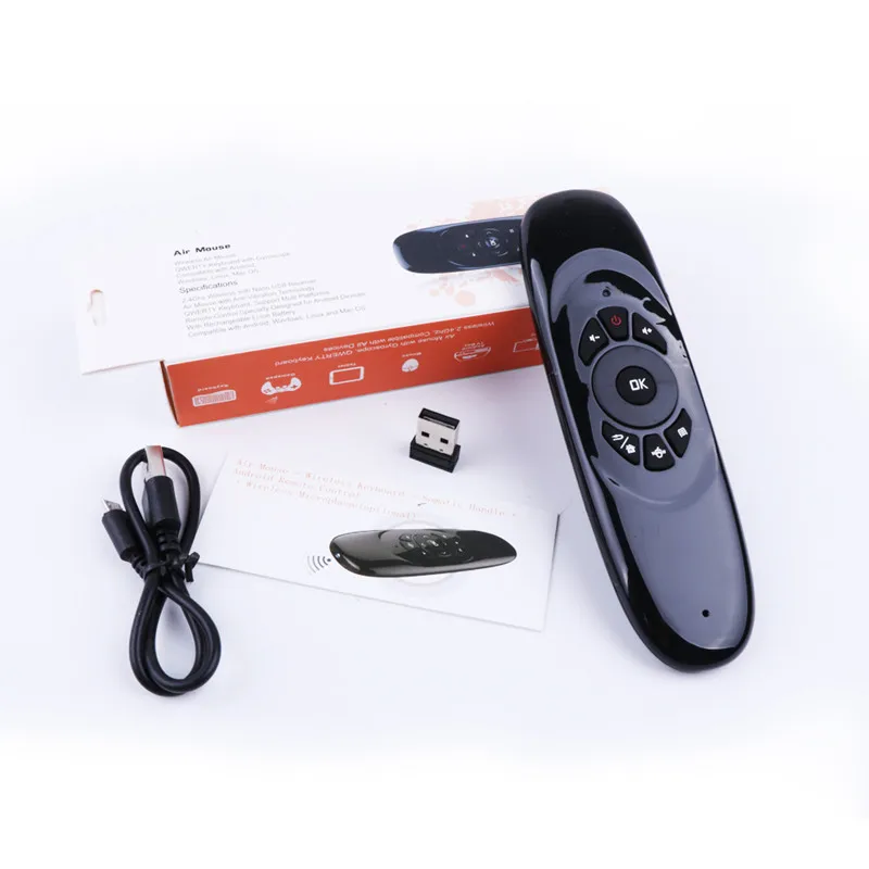 C120 Air Mouse 2 4G перезаряжаемый пульт дистанционного управления Fly беспроводная