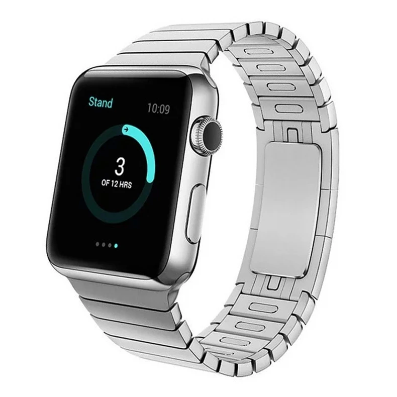Ремешок Lerxiuer из нержавеющей стали для apple watch band apple watch 4 apple watch 4 0 мм 38 мм 42 мм 44 мм аксессуары для наручных часов