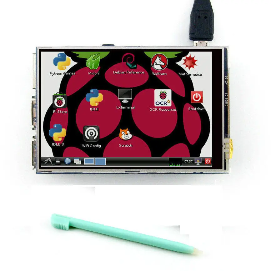 3 5 дюймовый Raspberry Pi 2 B + сенсорный ЖК экран модуль 320x480 TFT резистивный дисплей плата