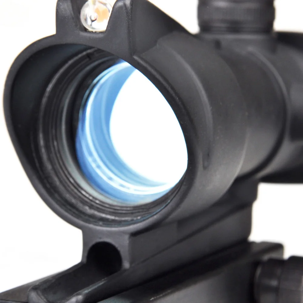 SEIGNEER оптика охотничий прицел ACOG 1X32 Тактический настоящий зеленый/Красный точка