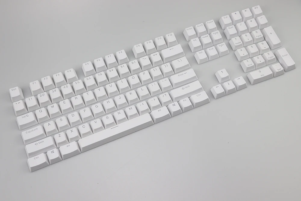 Белый черный 108 ключ PBT двойная съемка с подсветкой для razer BlackWidow Ultimate BlackWidow X механическая клавиатура keyca