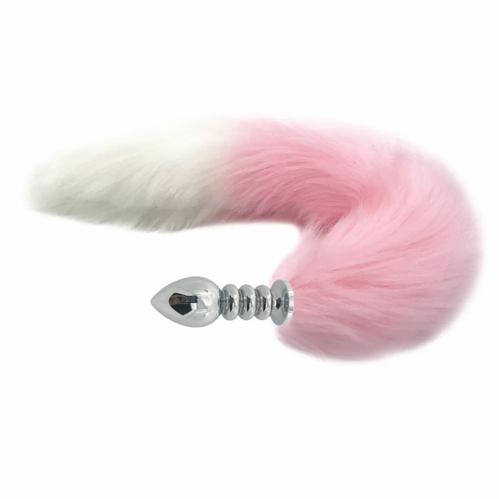 Cute Soft Cat ears Headbands with Fox Tail Bow Metal Butt Anal Plug Erotic Cosplay Accessories Adult Sex Toys for Couples | Красота и