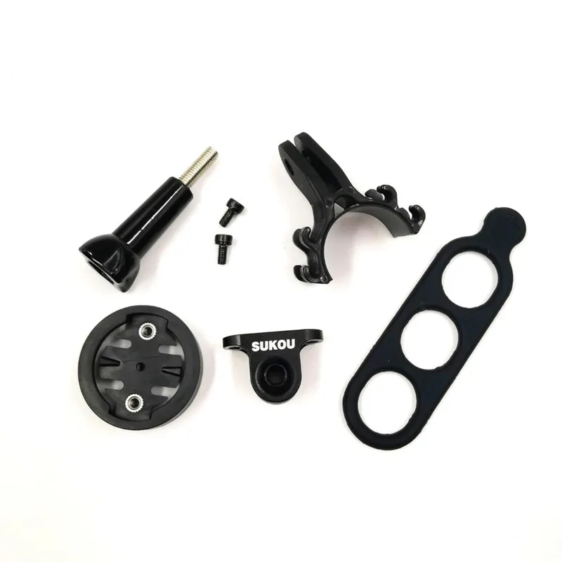 Bicycle Quick Release Sport Camera Mount For Garmin Edge 1030 830 530 Computer Mount fit Gopro Hero Adapter Bike Accessoriers - Цвет: Gopro Mount set