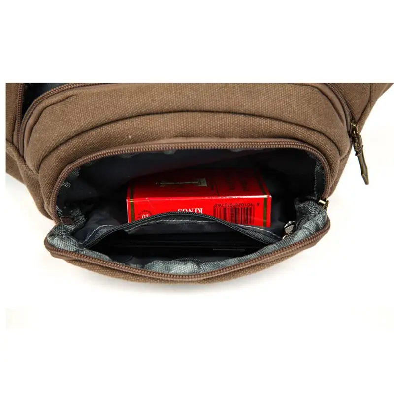 Vogue Star хит продаж многофункциональная Повседневная холщовая поясная сумка