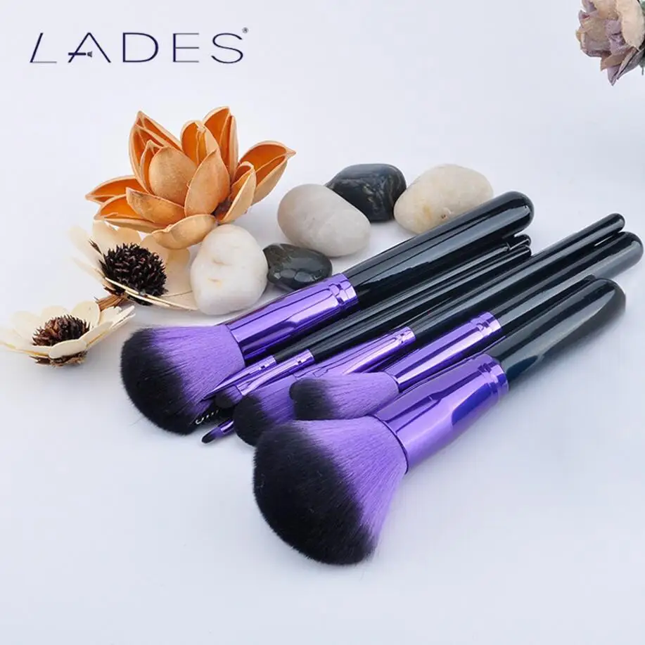 LADES 11pcs Full Set Mysterious Women Makeup Brush Kit Superior Professional Soft Cosmetic Brushes for Makeup-MB023 | Красота и