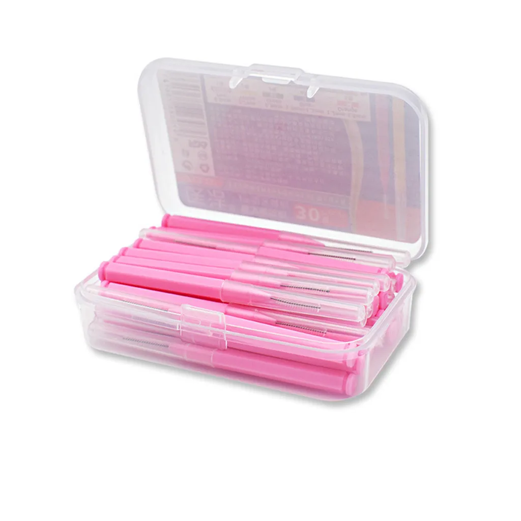 30 Pcs L образный для чистки межзубных пространств Denta зубная нить ухода за