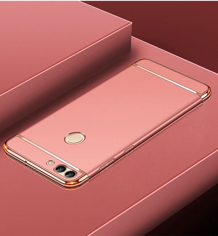 Huawei P Smart Case для huawei Enjoy 7 S чехол Роскошный 3 в 1 защитная задняя крышка для huawei PSmart телефонные чехлы Coque