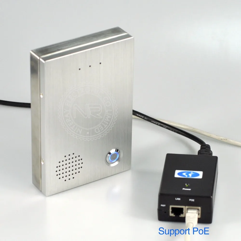 SIP-телефон двери Поддержка дверной звонок с внутренней и проводной для офиса