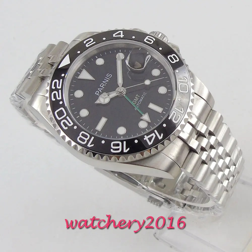 Часы мужские механические с сапфировым стеклом 40 мм 2019|Мужские часы| |