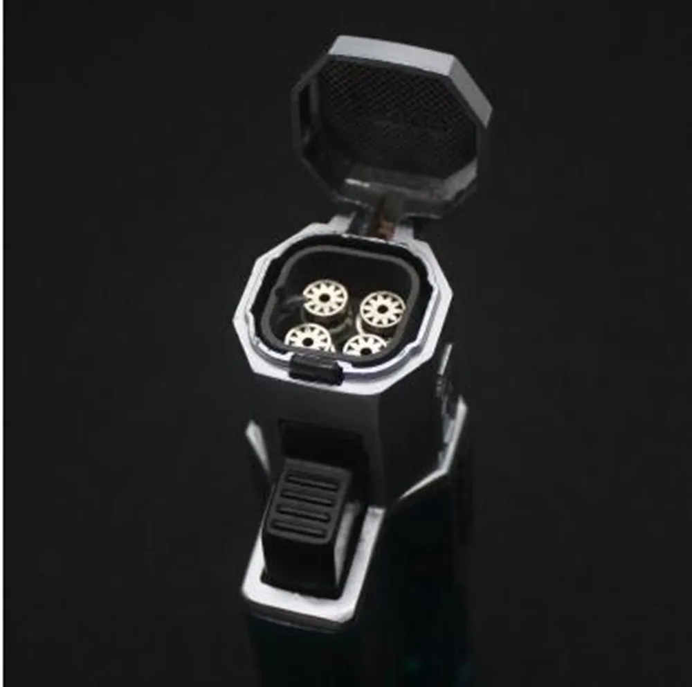 Микро 4 сопла мини металлическая газовая Сварочная горелка прямой ветрозащитный