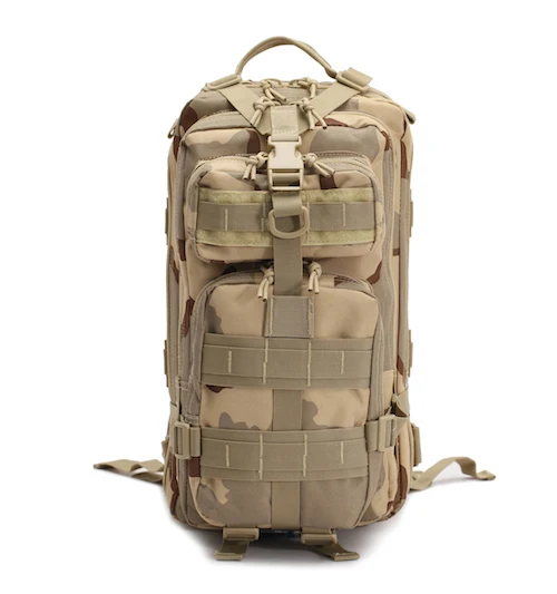 Военная техника Тактический 3P Штурмовой Рюкзак Molle система водонепроницаемый походный рюкзак охотничьи рюкзаки - Цвет: Tan
