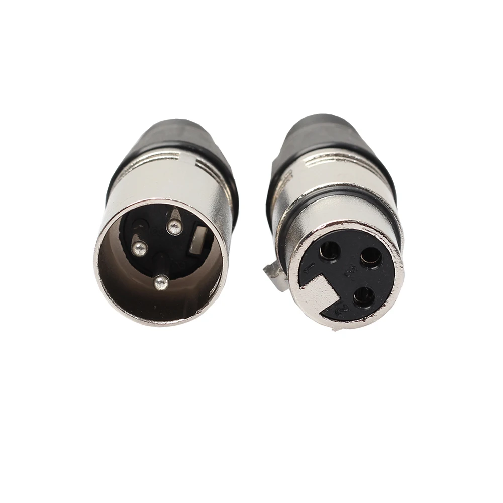 Мини-адаптер XLR 10 пар 3-контактный штекер и гнездо для микрофона разъем