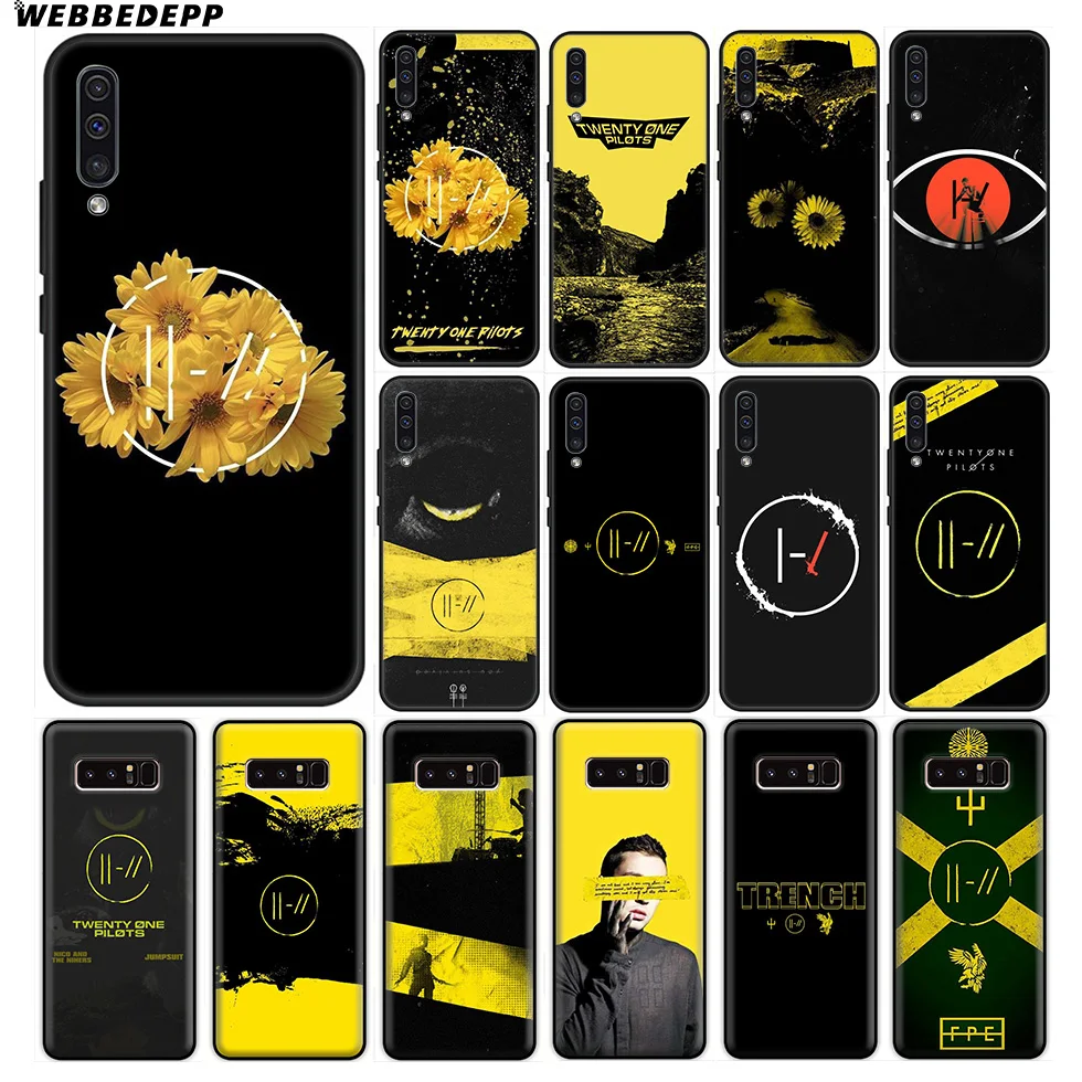 Twenty One Pilots 21 мягкий чехол для samsung Galaxy A10 A30 A40 A50 A60 A70 M10 M20 M30 M40 для samsung Note 8, 9, 10, плюс
