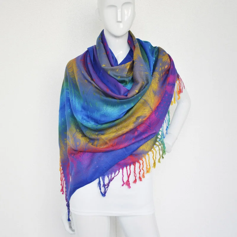 [FAITHINK] Новый Модный женский цветной дизайнерский зимний теплый шарф шаль