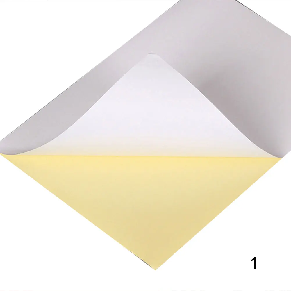 Горячая 100 шт А4 самоклеющаяся наклейка этикетка бумажный стикер для лазерного