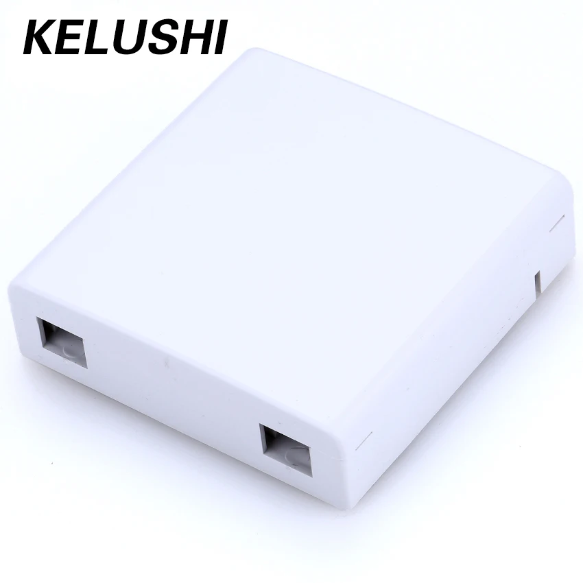 KELUSHI FTTH 10pcs/lots Fiber Panel Fiber Optic Terminal Junction Box 86 Information Panels 86 Desktop Box Free Shipping