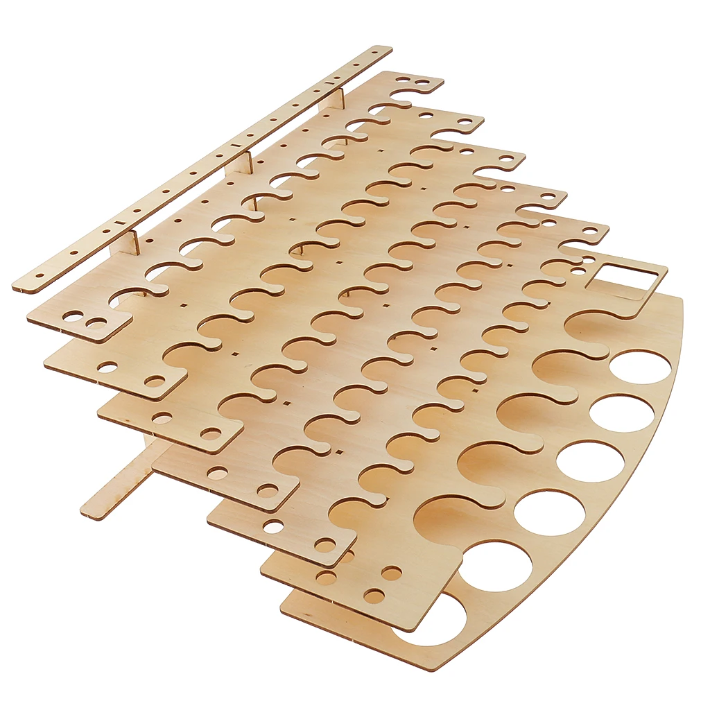 Детский деревянный стеллаж для бутылок с краской модульный органайзер хранения