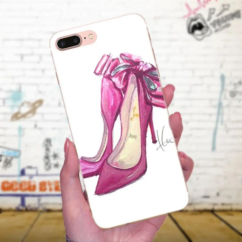 Для Huawei Mate 7 8 9 10 20 P8 P9 P10 P20 P30 Lite Plus Pro 2017 мягкая оригинальная красная обувь из ТПУ на