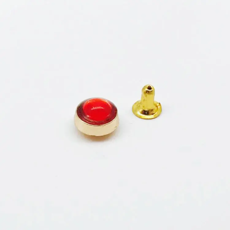 8MM Golden edge 9 30 шт./компл. полукруглые заклепки DIY кожаная сумка обувь ремесла украшения поставки пошив одежды ручной пресс-заклепка цветная кнопка - Цвет: 8MM Golden edge 9