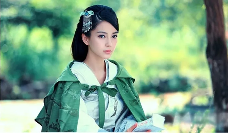 Костюм принцессы ханьфу династии ханьфу, зеленый плащ, tv Play Love Story of the dessert-Yun Zhong Ge Female Hanfu