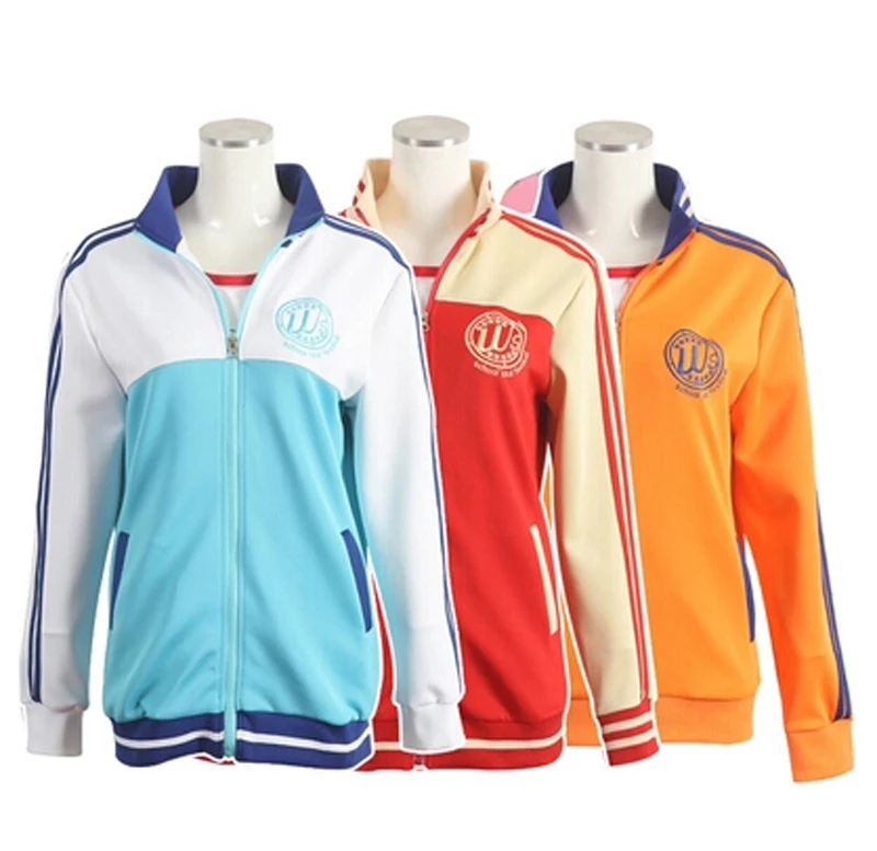 Женский спортивный костюм Love Live повседневный японская школьная форма спортивная
