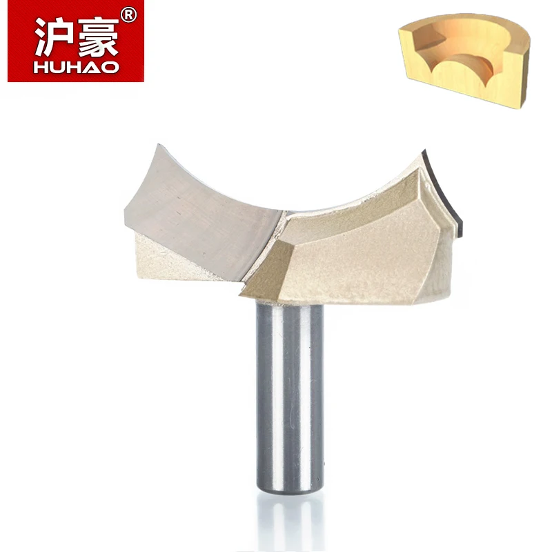 HUHAO 1pcs 1/2*2 Shank Dragon Ball Bit Point cut Round Over Groove Bits router bits for wood engraving cutter woodworking|Фреза| |