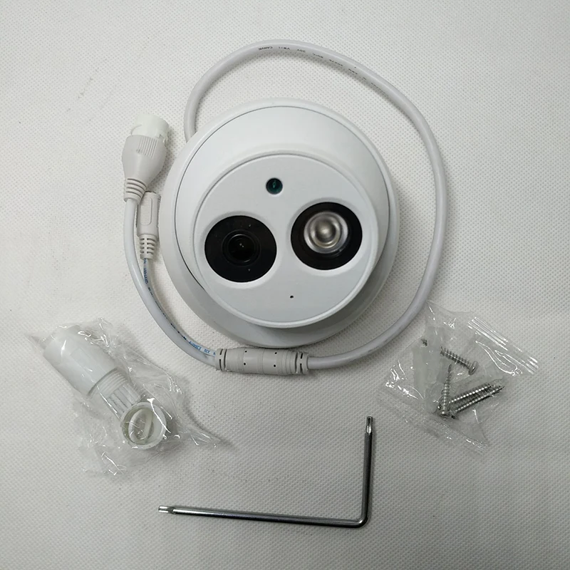 IP камера Dahua 6MP POE H.265 onvif стандартная металлическая корпус Встроенный микрофон IR50m
