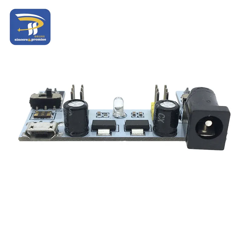 Макетная плата с мини интерфейсом Micro USB MB102 модуль питания фотомодуль для Arduino