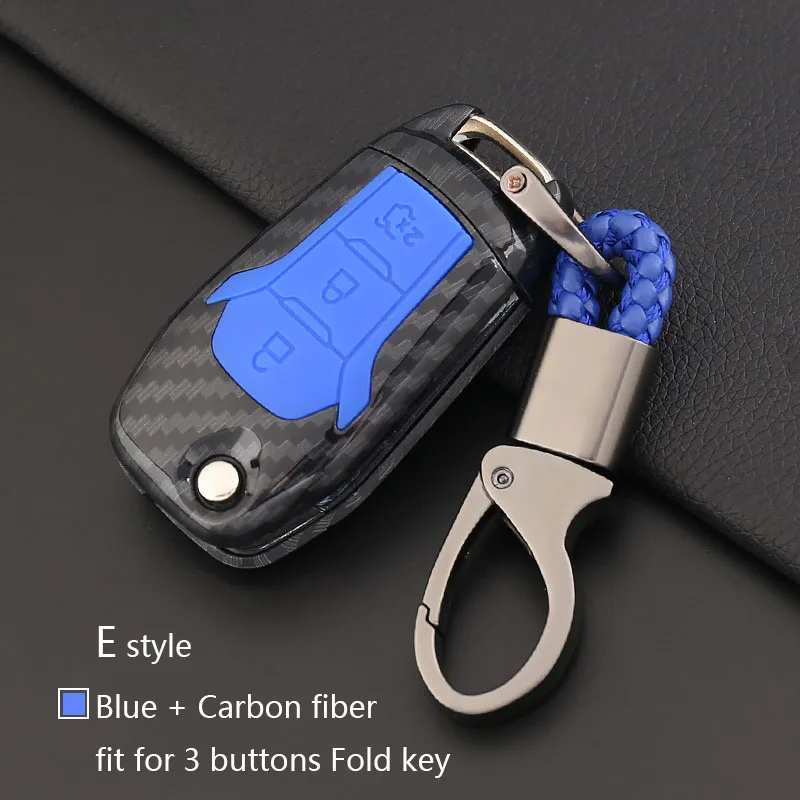 Брелок из углеродного волокна силиконовый чехол для ключей оболочка брелок Ford