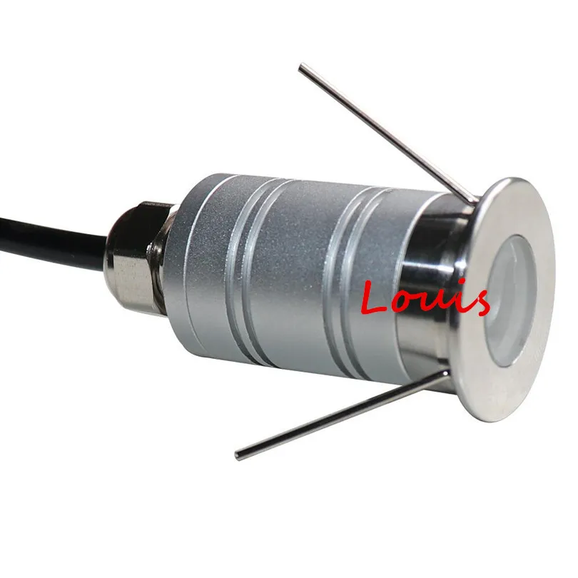 Бесплатная доставка Мини СИД конденсация земной свет 1W DC12V-24V ландшафтное