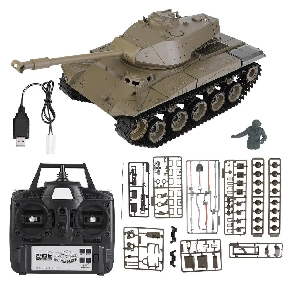 Heng Long 3839-1 танк 1/16 масштаб беспроводной пульт дистанционного управления M41A3 высокая имитация звука эффект движения Танк игрушка для детей подарок
