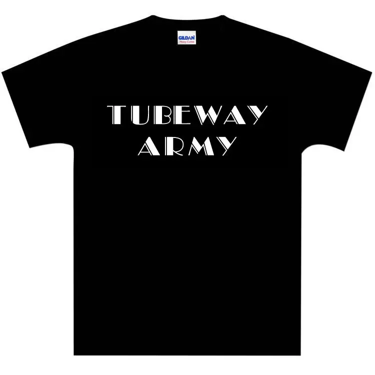 Металлический Серебряный Tubeway Army 1978 период тестовый логотип Футболка Gary Numan новые