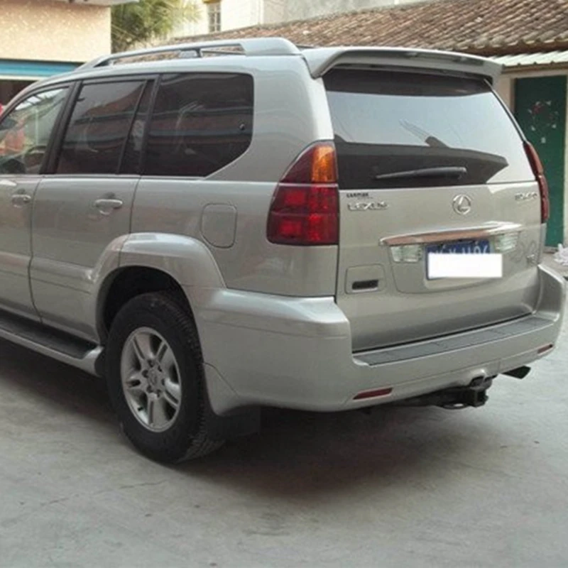 Задний спойлер для Lexus GX470 окрашенный в заводском стиле 2003-2009 со светодиодом 1