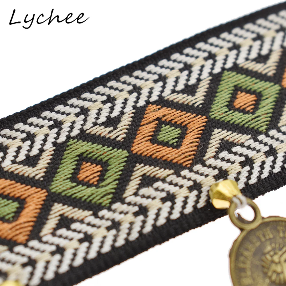 Lychee 91*2 5 см винтажная Этническая бахрома отделка богемная ленточка Круглые