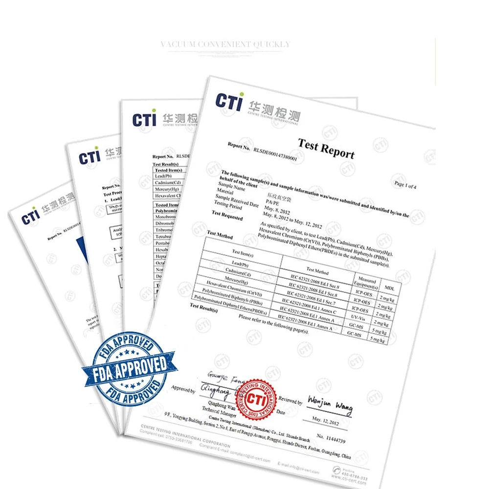 Nineplus вакуумная упаковка в рулонах вакуумные пластиковые пакеты для хранения