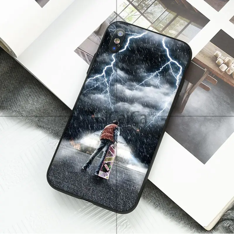 Ruicaica черный мягкий силиконовый чехол для мобильного телефона Apple iPhone 8 7 6 6S Plus X XS MAX