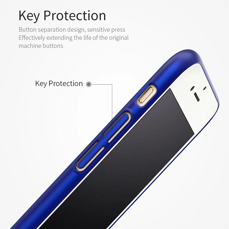 Чехол для iPhone 6 s роскошный жесткий пластиковый матовый черный золотой чехол