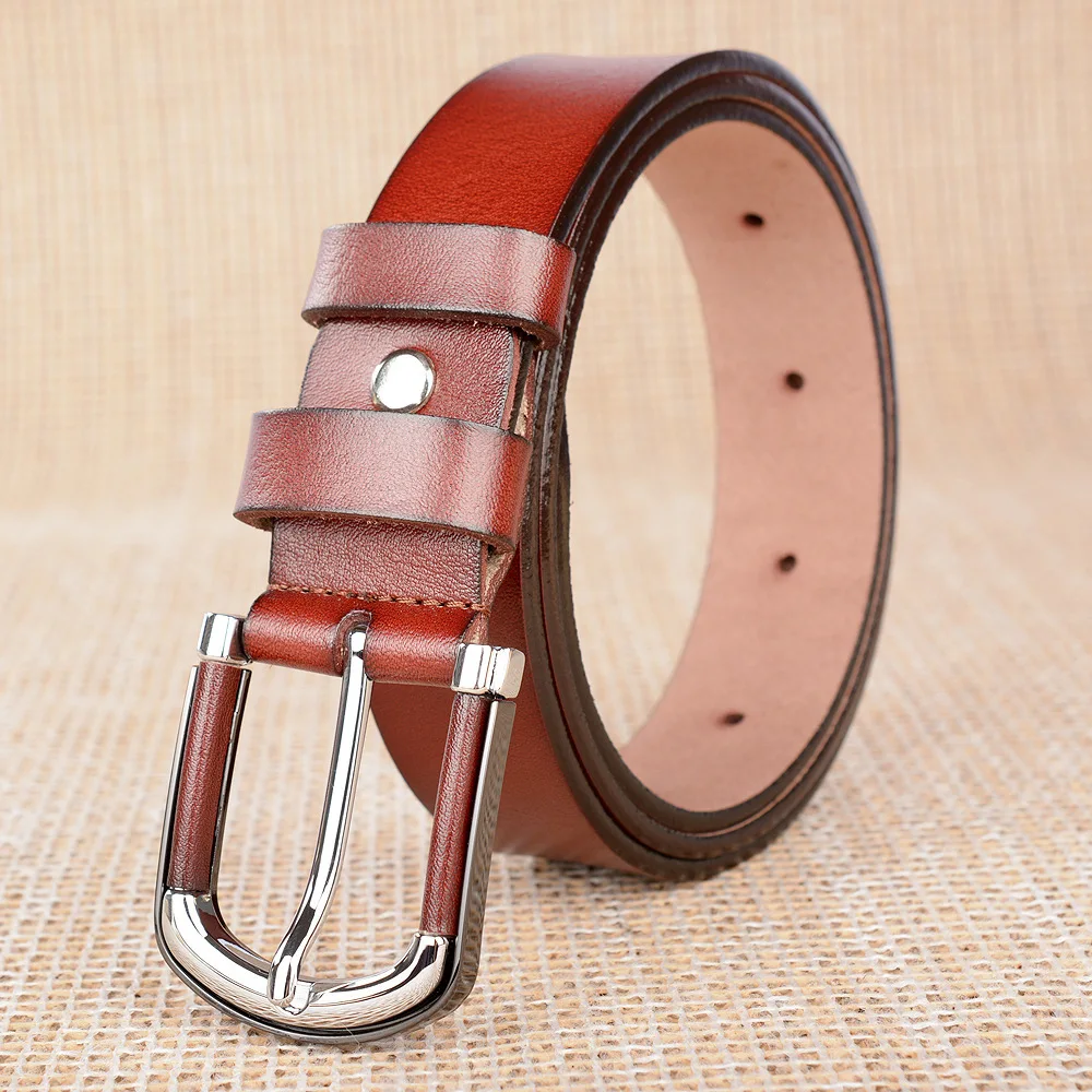 Новый высококачественный Женский кожаный ремень для отдыха с широким ремешком 3