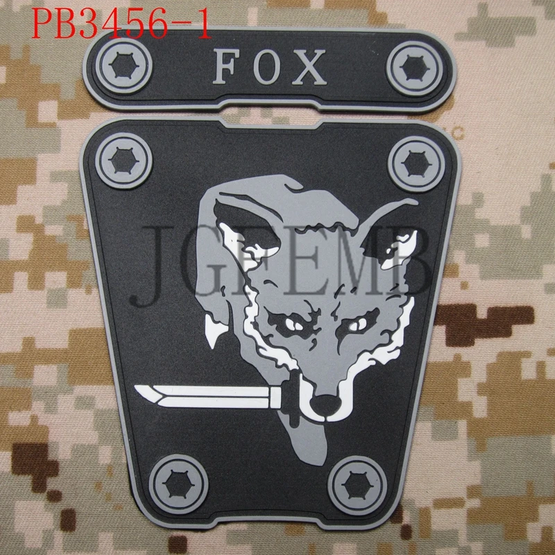 ПВХ-патч FOX HOUND Special Force Group 3D | Дом и сад