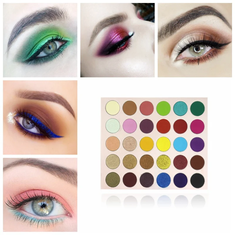 Палитра для макияжа Soft Glam 30 цветов натуральная матовая пудра тени век палитра