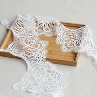 3yards coconut white exquisite embroidered lace trim high quality lace fabric diy craftsewing dress clothing accessories