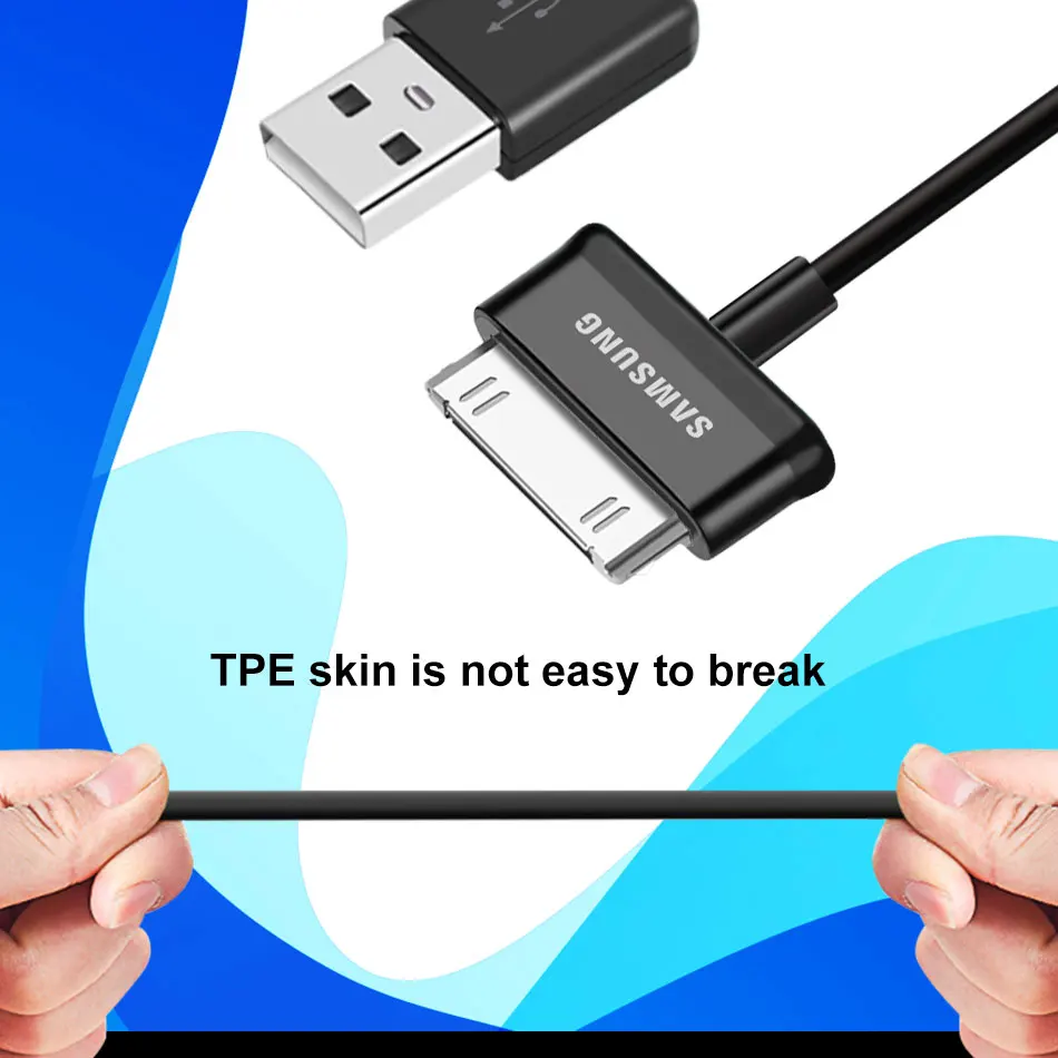 samsung Tab кабель передачи данных USB кабель для samsung Galaxy Tab Tablet P1000 P3100 P3110 N8000 N7500