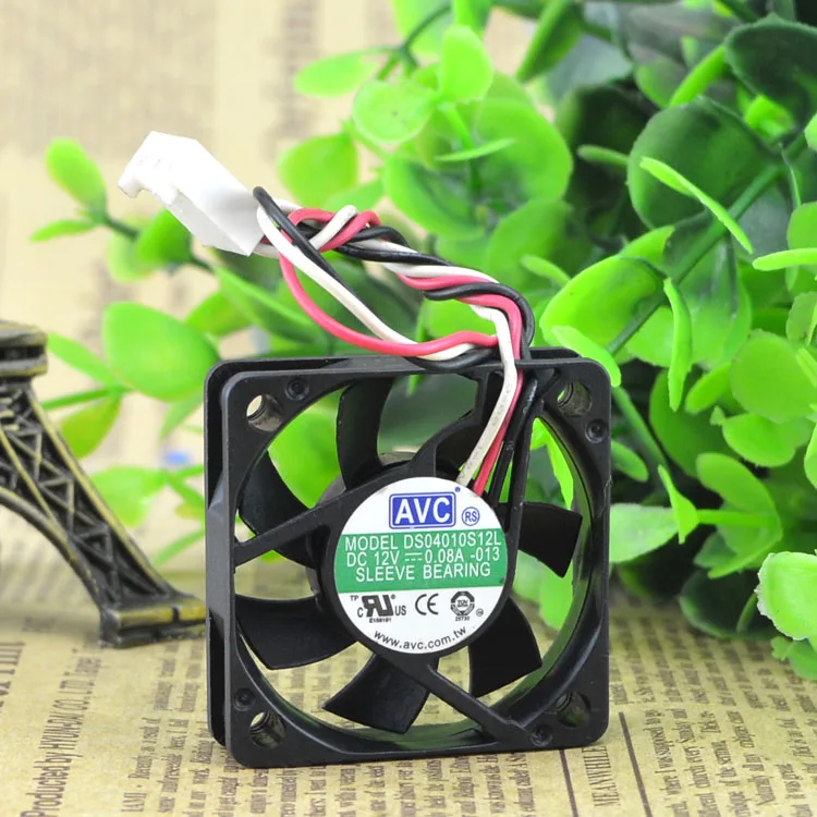Новый оригинальный DS04010S12L 4010 DC12V 0.08A 4 см бесшумный вентилятор охлаждения