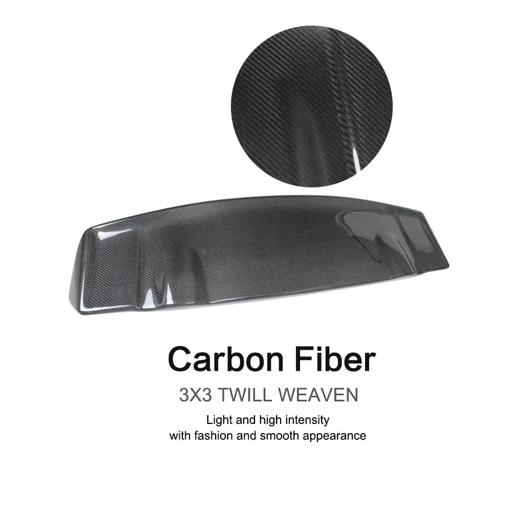Спойлер из углеродного волокна/ФАП для заднего багажника крыши крыла окна Volkswagen