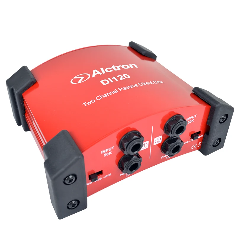 Alctron DI120 DI-120 пассивный DI box используется в гитарной записи и сцены отлично подходит для клавиатуры акустической и электрической гитары